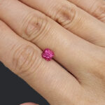 1.09 carat red-pink radiant-cut Mahenge spinel