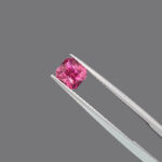 1.09 carat red-pink radiant-cut Mahenge spinel