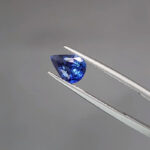 2.02 carat pear-cut Royal Blue sapphire