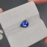 2.02 carat pear-cut Royal Blue sapphire