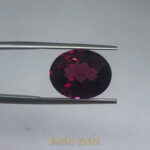 10 Carat Round Garnet Gemstone with Fiery Red Brilliance