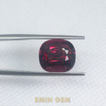 8.64 Carat Round Garnet Gemstone with Intense Red Glow